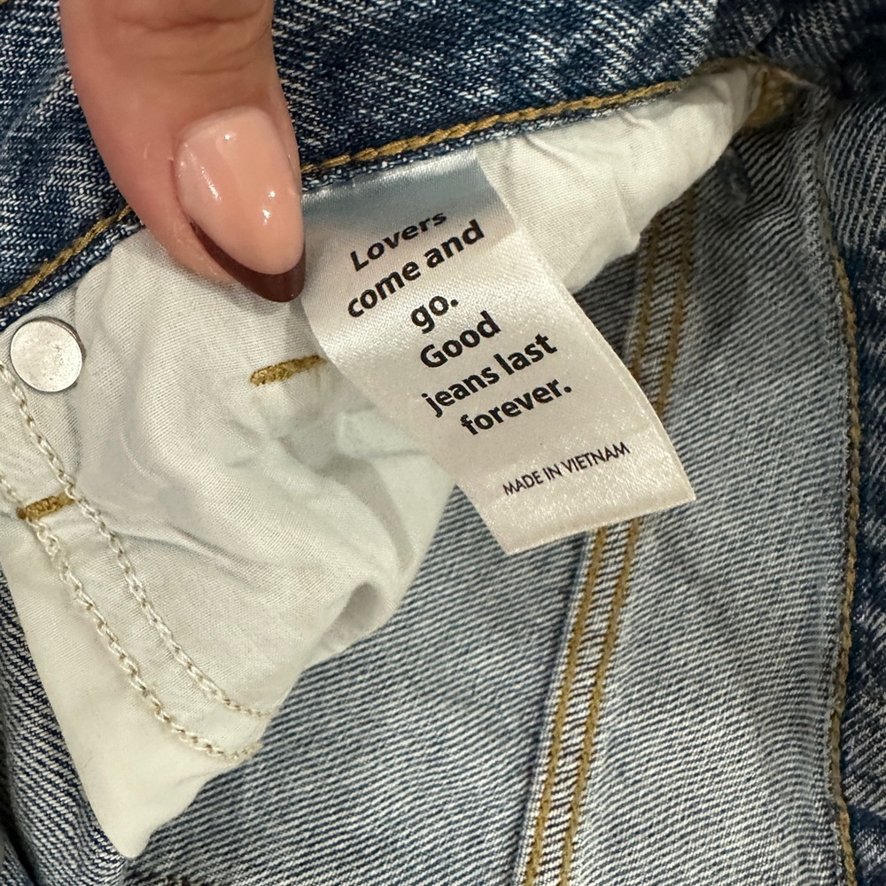 Pacsun Stretch Medium Indigo Dad Jeans size 9 runs big - Picture 6 of 15